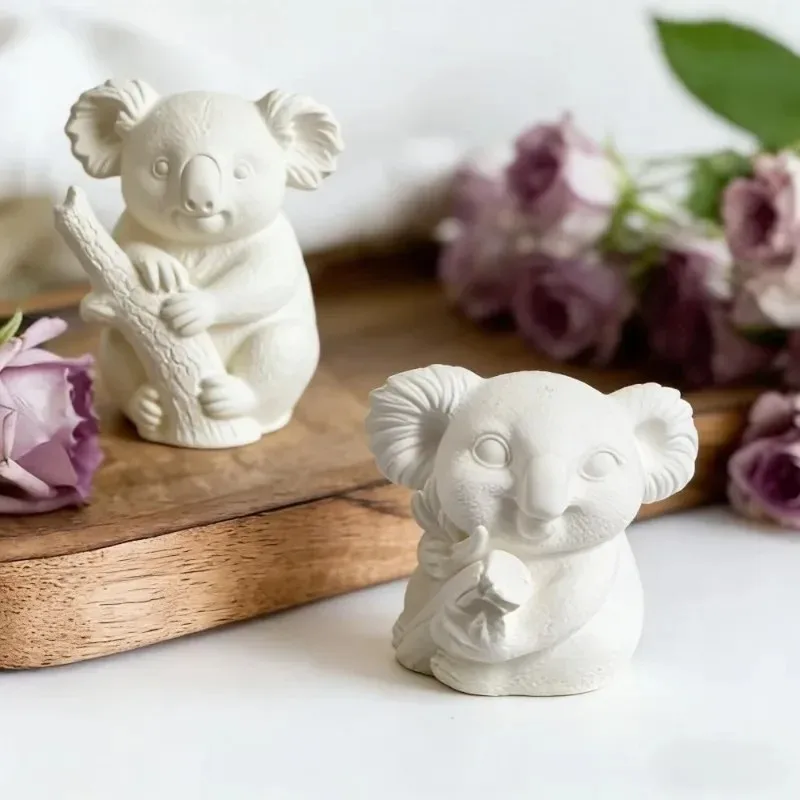 3D Koala Silicone Mold for DIY Home Decor Cute Animal Crafting Mold for Candle Resin Plaster Soap Making Latest Models