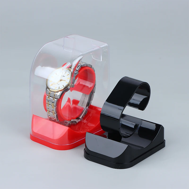 Innovative And Convenient Transparent Smart Watch Protective Display Box Plastic Storage Holder 55*75*94MM