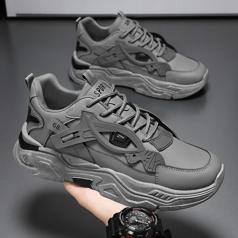 Men\'s Casual Sneakers Breathable Lightweight Fashion Sport Shoes Outdoor Soft Mens Running Shoes Athletic Jogging Walking Shoes