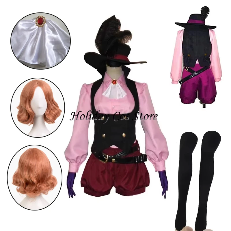 Anime Noir Haru Okumura Cosplay Costume Noir Haru Okumura Cosplay Outfit Full Set Hat Socks Wigs For Women Halloween Party Props