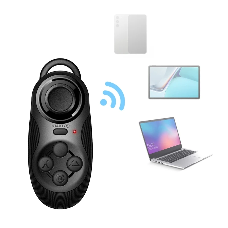 Cell Phones Gamepad Remote Control Wireless Bluetooth-compatible Game Controller Self-Timer Remote Controller Pad