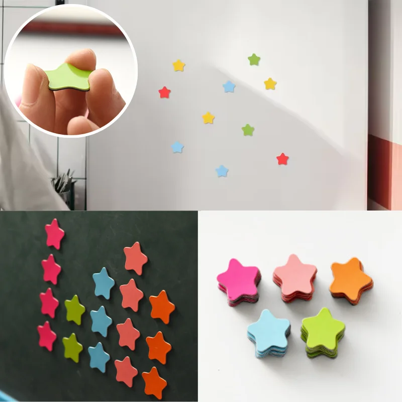 20Pcs 2cm Star Magnetic Blackboard Sticker Refrigerator Magnet Children Race Magnet