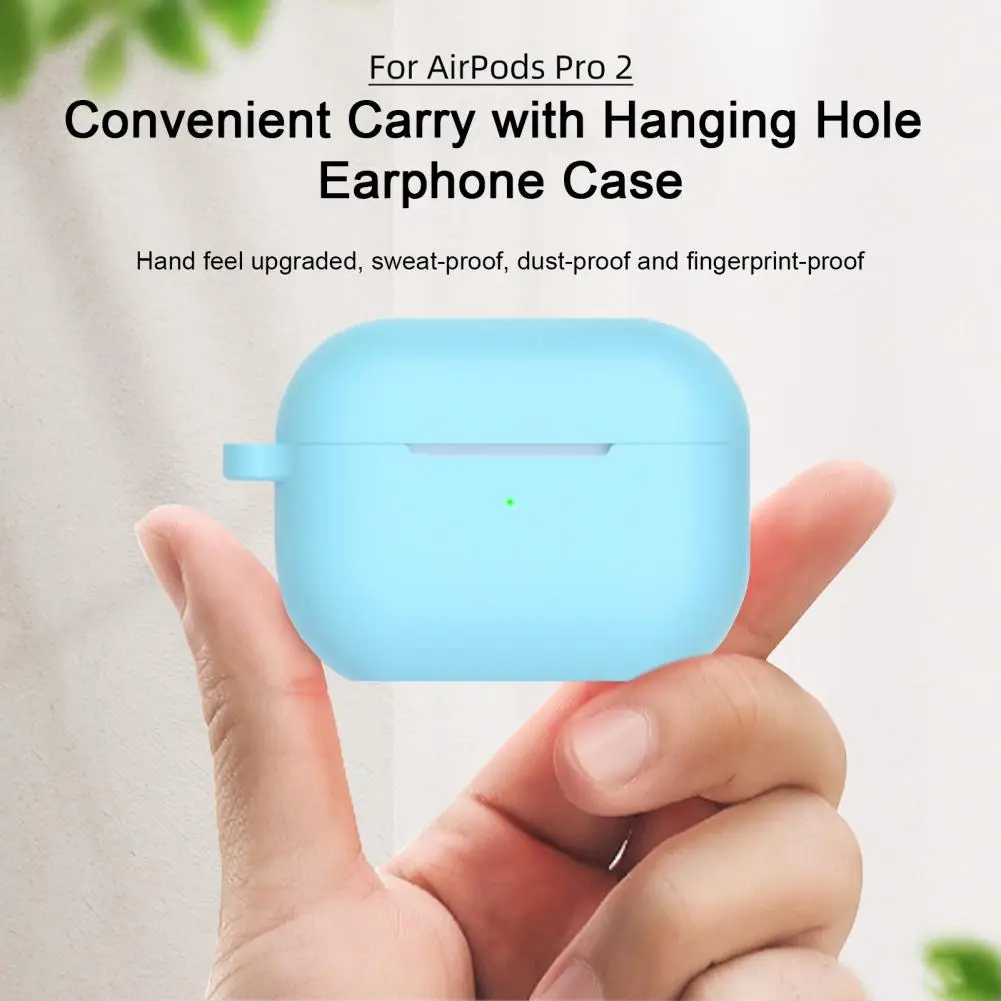 Durable Wireless Headphone Case Precise Hole Positioning Tight Fit Silica Gel Earphone Protective Sleeve