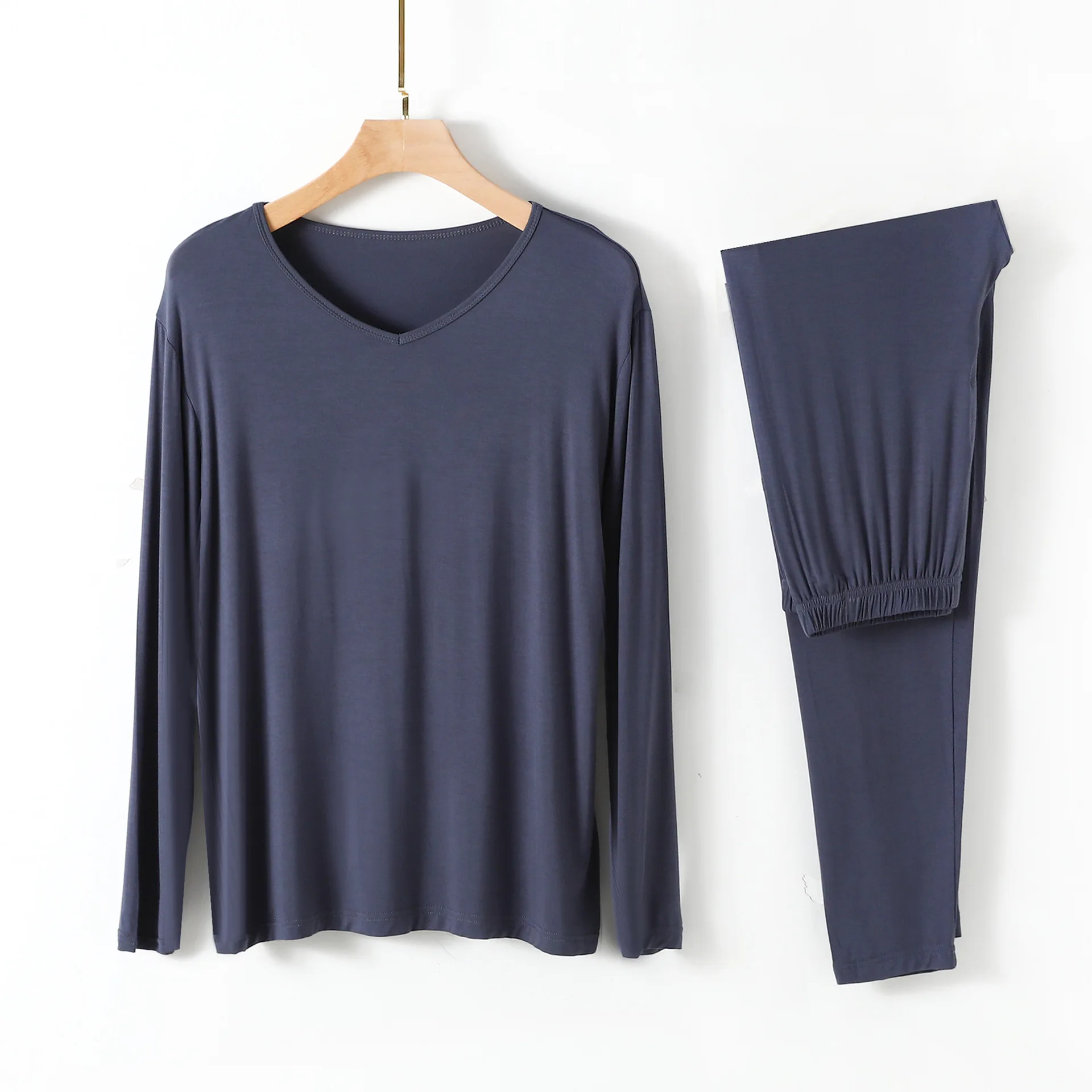 v-neck -dark gray