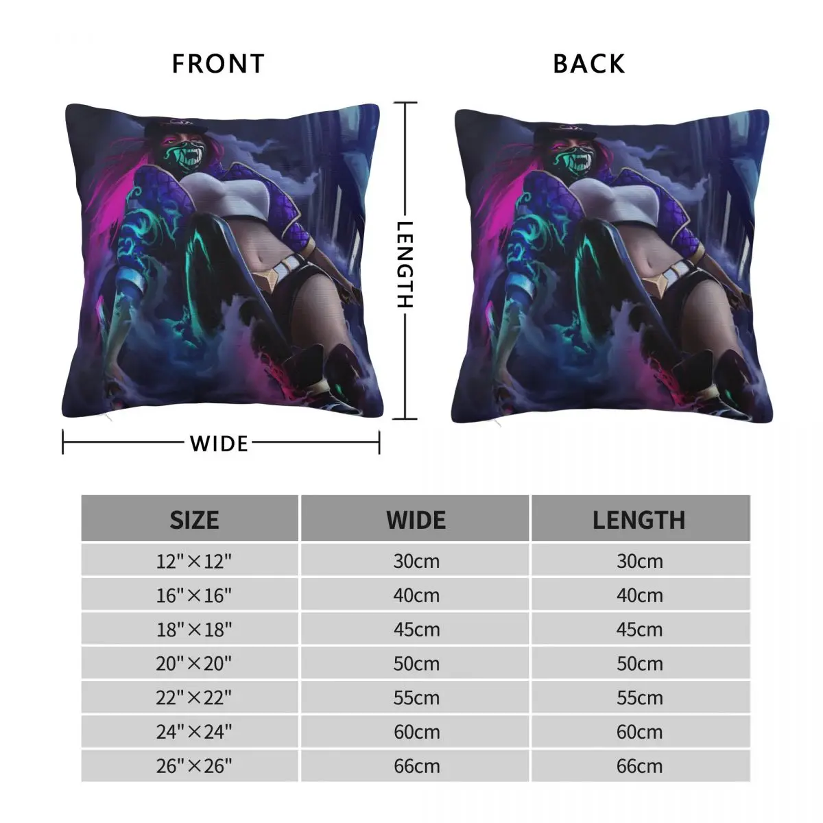 1Piece Pillowcase Cover For Bedroom guest room children's room recreational vehicle vacation home Akali-league