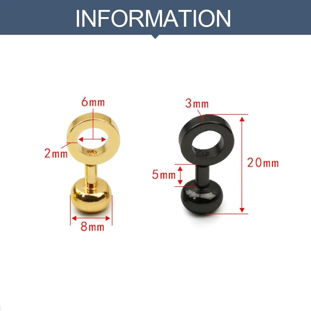 1/2pcs Pure Copper Accessories Bag Zipper Handbag Repair Kit Chain Buckle Replace Hardware Buttons Transform Buckles