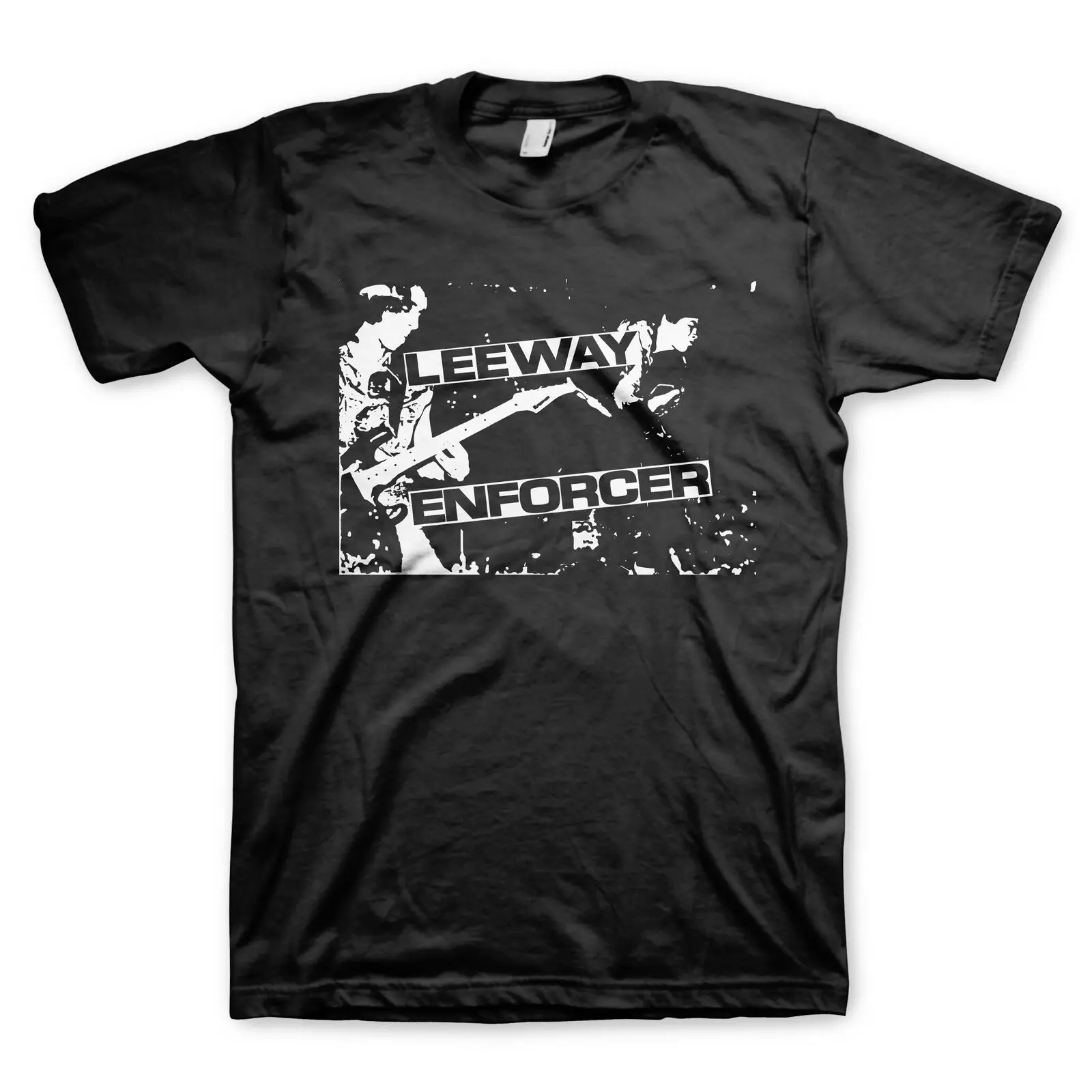 Leeway Enforcer-Camiseta para hombre, camisa negra grande Xxx