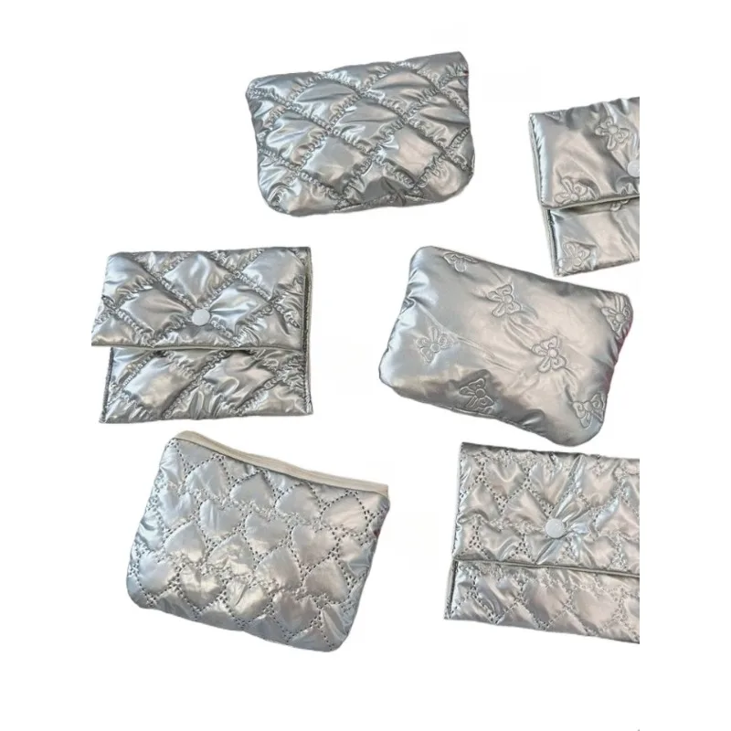 20/50/100cm*145cm Silver Color PU Leather Embossing Cotton Lining Fabric Christmas Quilting Fabric for DIY Sewing Luggage Bag