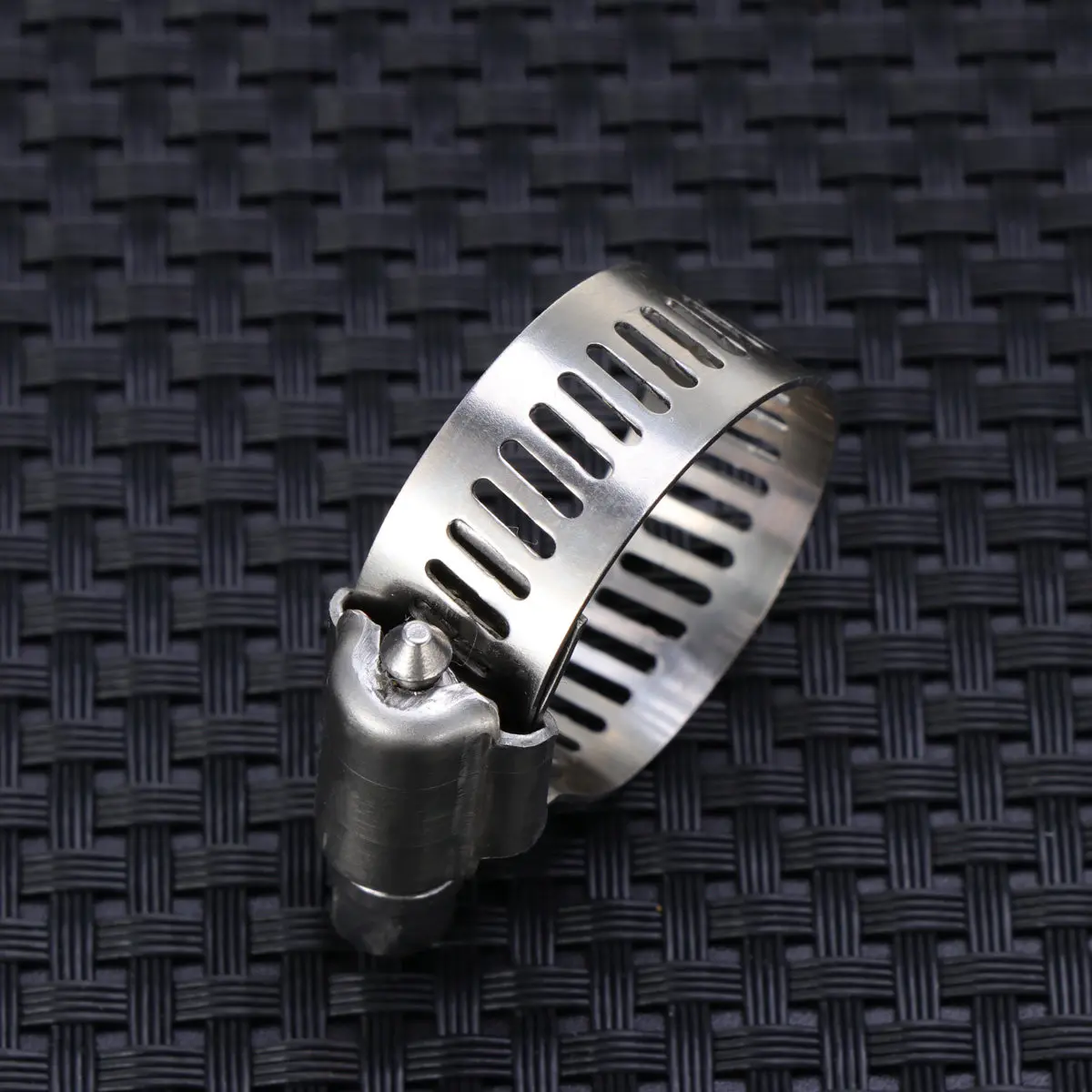 

10Pcs Stainless Steel Hose Clamps Heavy Duty Adjustable Worm Gear Miniature for Air Water Fuel Silicone Vacuum Hoses