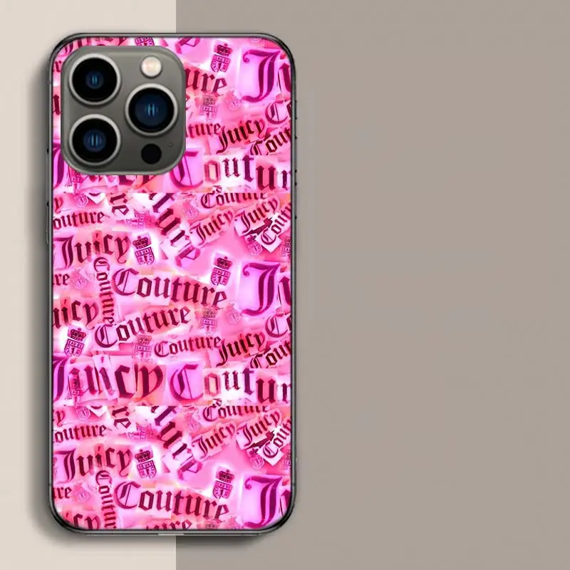 J-Juicy Couture Phone Case For Iphone 17 Air 15 Pro 14 Plus 16 Pro