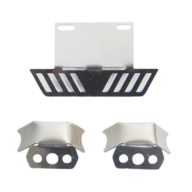 3Pcs Metal Chassis Armor Axle Protector Skid Plate For Xiaomi Jimny XMYKC01CM 1/16 RC Car Upgrade Parts Accessories