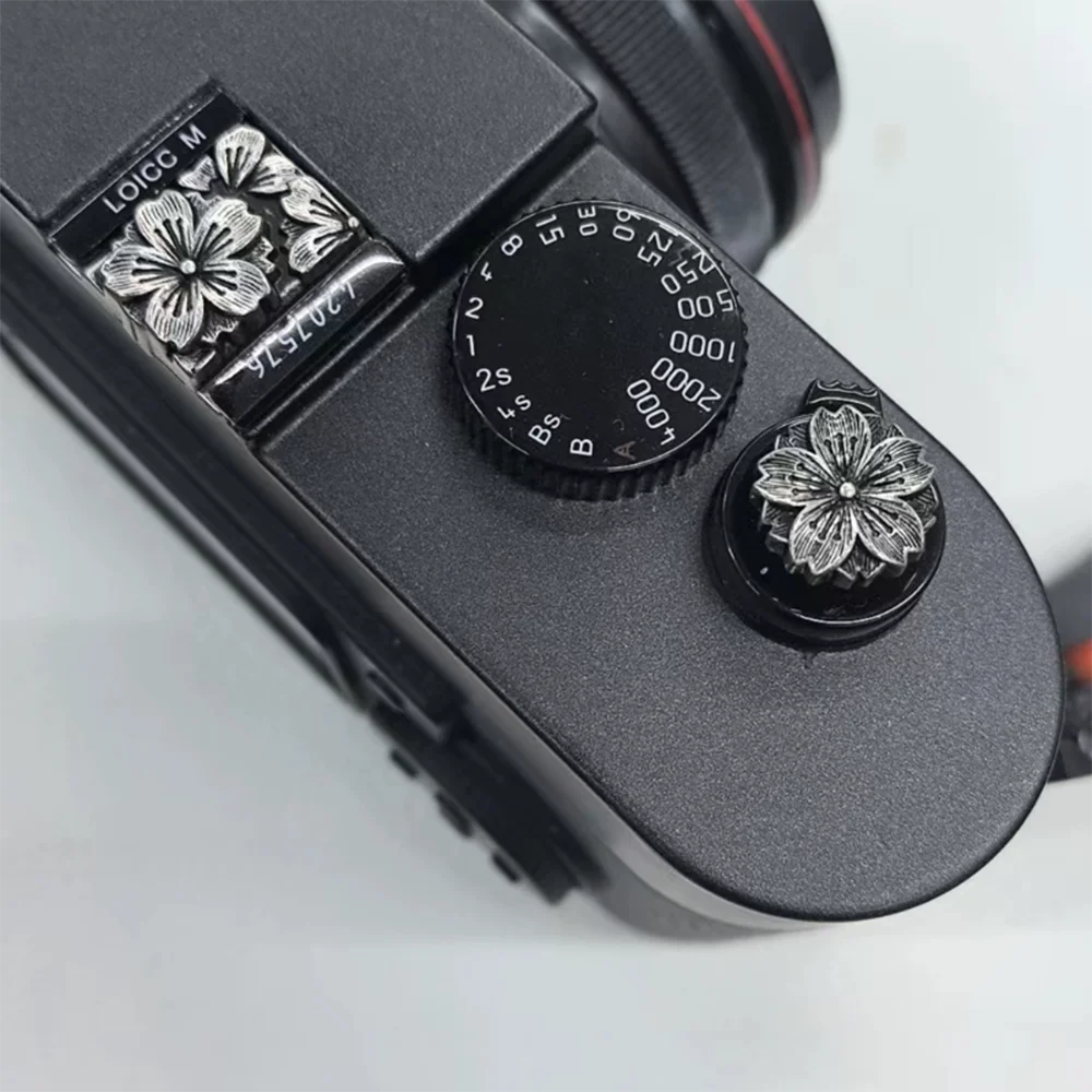 Handgemachte Sakura Metall Auslöser Blitzschuh Abdeckung Retro für Fuji XT5 Nikon Leica Sony Canon Ricoh GR2 GR3X Kamera Zubehör