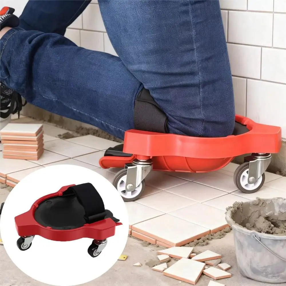 Built-in Wheels Rolling Knee Pads Foam Padded Multifunctional Kneeling Pads Convenient Universal Wheel Knee Protection Pads