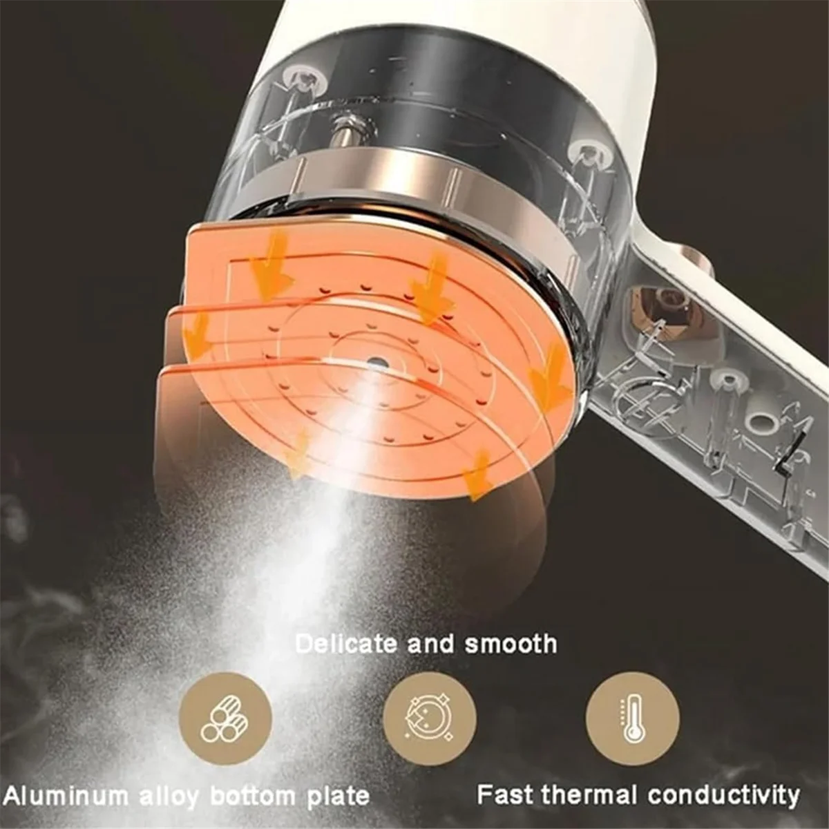 Mini machine à repasser portable, mini machine à repasser, déterminer, voyager et déterminer, prise US blanche