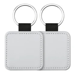 100Pcs Blank Sublimation Dog Tags Heart MDF Keychains Heat Transfer Keychains Photo DIY Kit Jewelry Making Leather Keychains