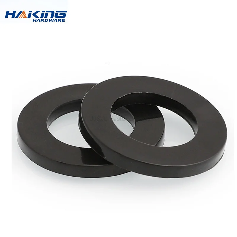 M2 M2.5 M3 M4 M5 M6 M8 M10 M12 M14 M16 M18 M20 White Black Nylon Plastic Flat Washer Plane Spacer Insulation Seals Gasket Ring