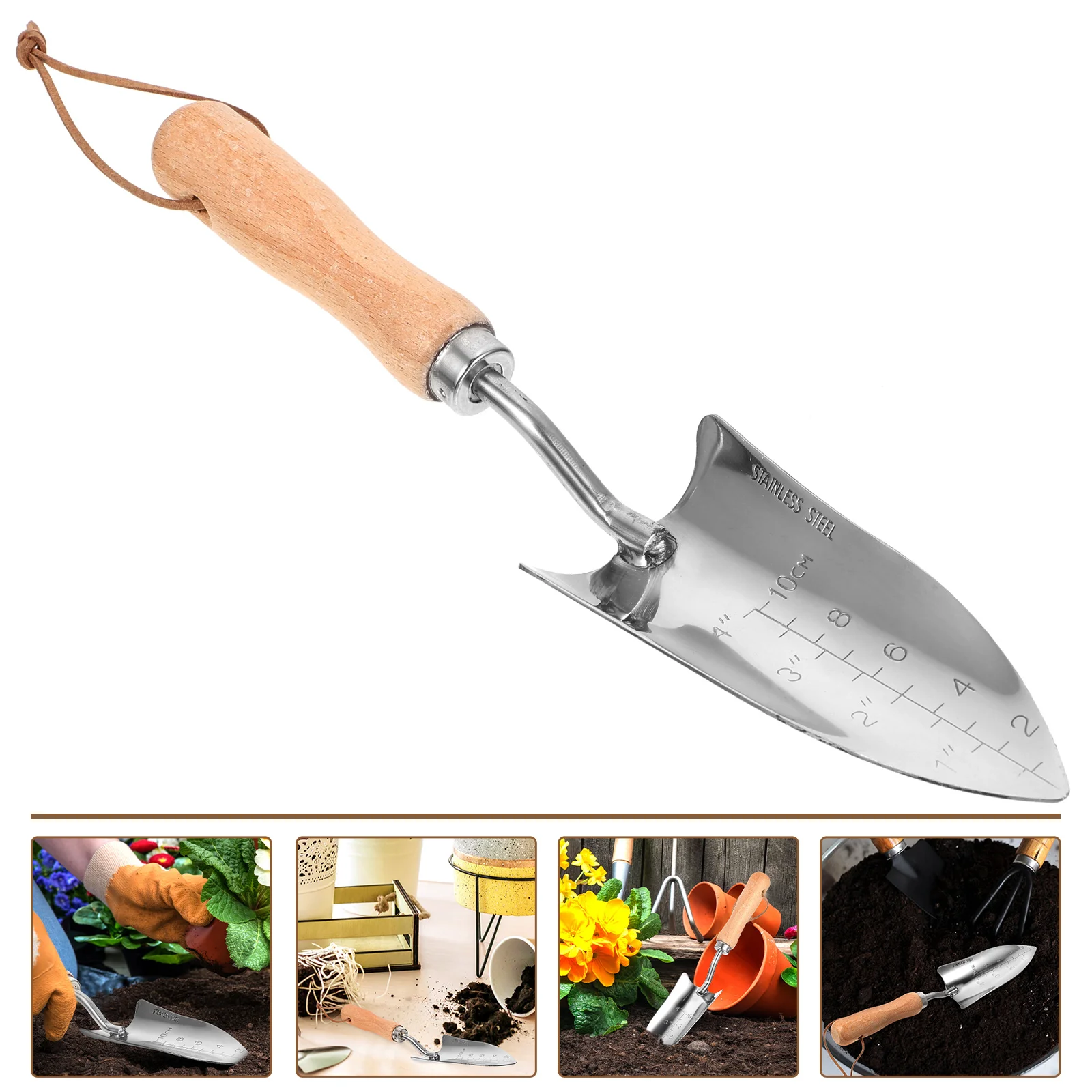 

Planting Shovel Trowel Hand Shovels for Digging to Stainless Steel Gardening Tool