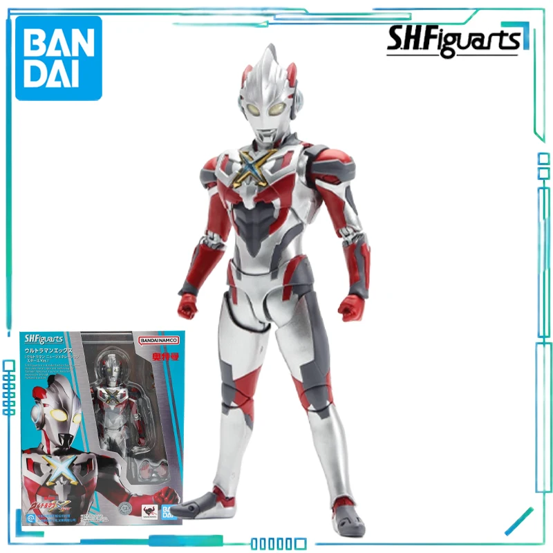 BANDAI Echt S. H. Figuarts-serie Beweegbaar speelgoed Ultraman-serie Eks Ultraman, Ultraman Sairo Kleur transparant, rood koningsmodel
