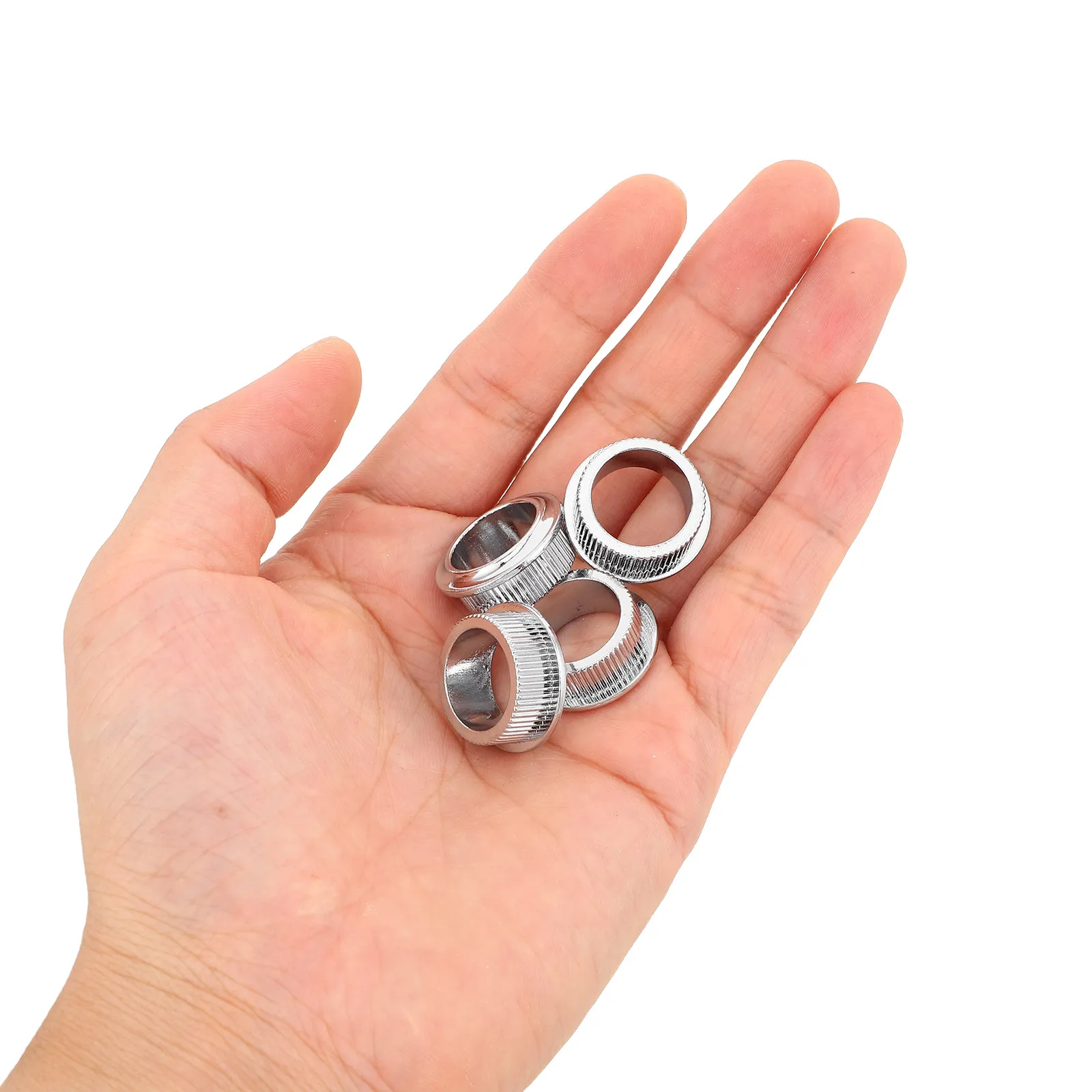 4Sets Bass Tuner Bushings Metal Threaded Tuning Keys Ferrules Replacement Stabilizer Kit Electric Bass Guitar Parts Precise