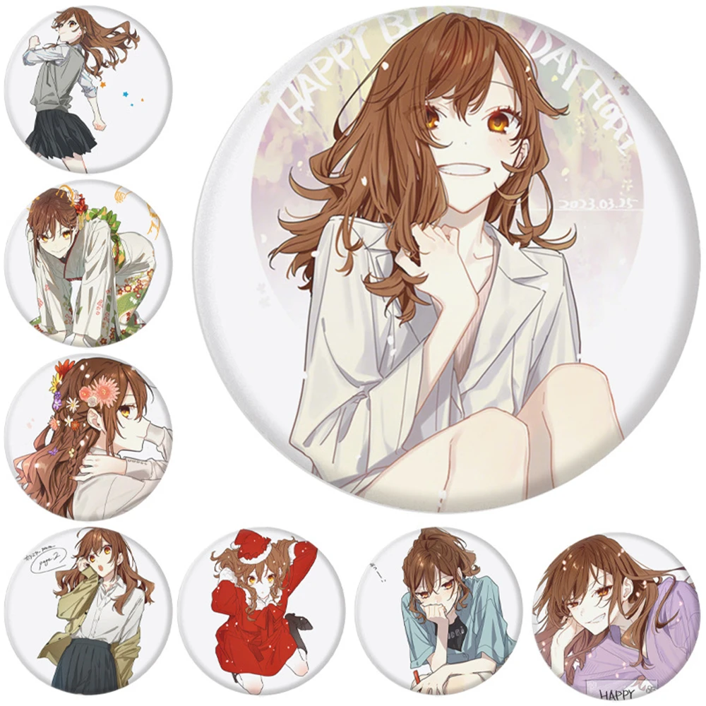 Anime Hori san a Miyamura kun horimiya Hori Kyōko Miyamura Izumi Costume Cosplay Distintivo Pin SPTE Spilla in banda stagnata Accessori