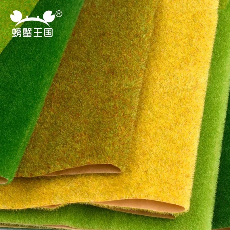 Künstliche Moosmatte, Mini-Grasplatte für Terrarium, Bonsai, Feengarten-Dekoration, DIY-Landschaft, Landschaft, Modell, Bastelprojekte