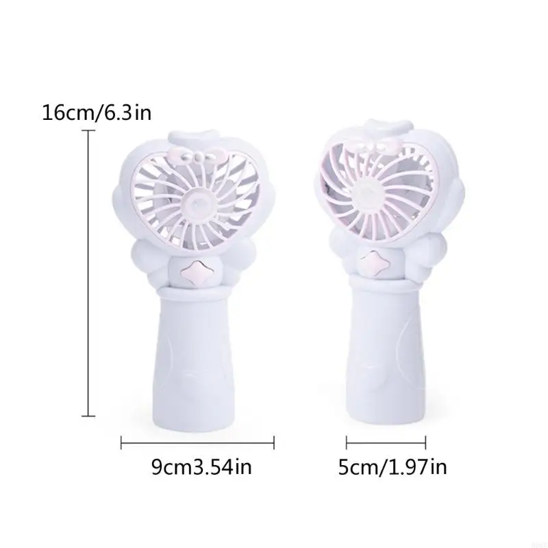 900F Mini Fan Mini Fã VERMELHO VERÃO AR AR ARROBALHADOR AR ​​ARIO