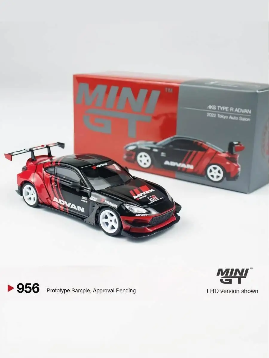 

ТСМ МИНИГТ 1:64 # 956 GR86 HKS TYPE R ADVAN 2022 Токио авто салон литой сплав модель автомобиля коллекция подарок
