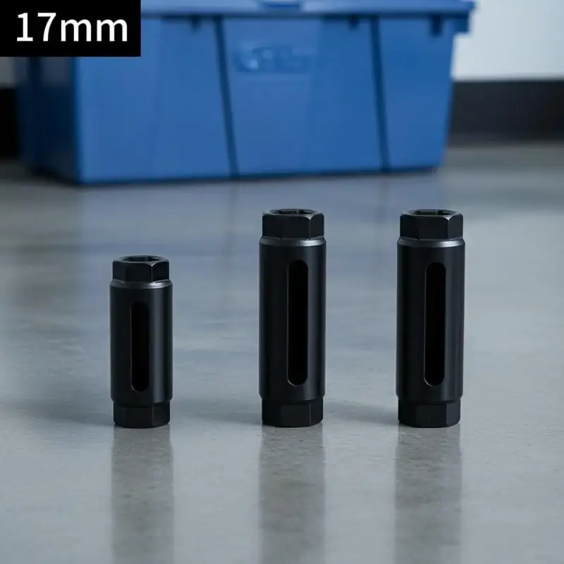 

Narrow Mouth Oxygen Sensor Sleeve European-style 14-24mm 1/2" Oxygen Sensing Drive Socket Wrench Tools Automotive Parts