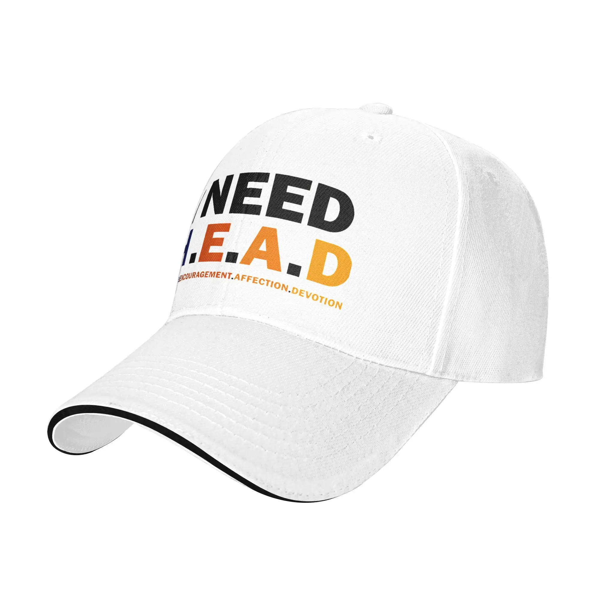 Summer I Need HEAD Hugs Encouragement Affection Devotion Baseball Cap Sun Trucker Hat Unisex Men Breathable Baseball Caps
