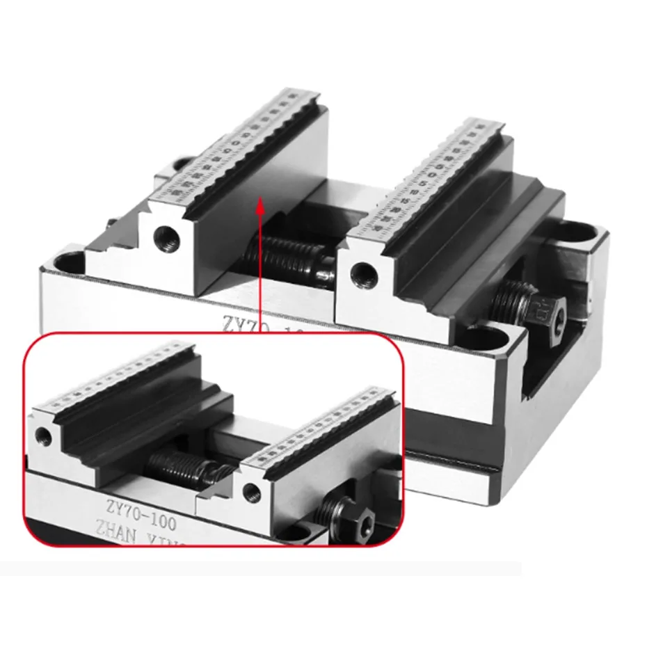 Four or five axis high-precision self centering vise CNC machining center concentric fixture quick clamping table vise