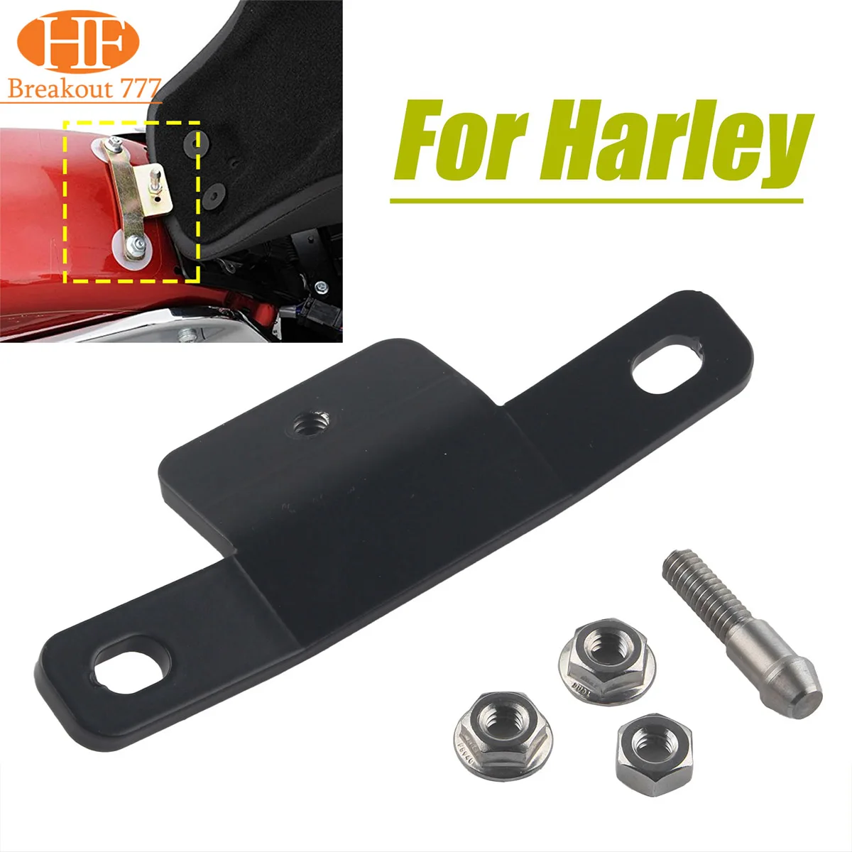 

For Harley 1997-2022 Touring Models Motorcycle Solo Seat Bracket Mounting Kit Hardware Motorcycle Accessories