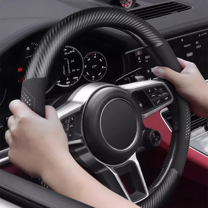 

For Chery Tiggo 7 Xcite X-Cross 7Steering Wheel Grip Non-slip Sweat Absorption Universal in All Seasons Car Interior Accessories