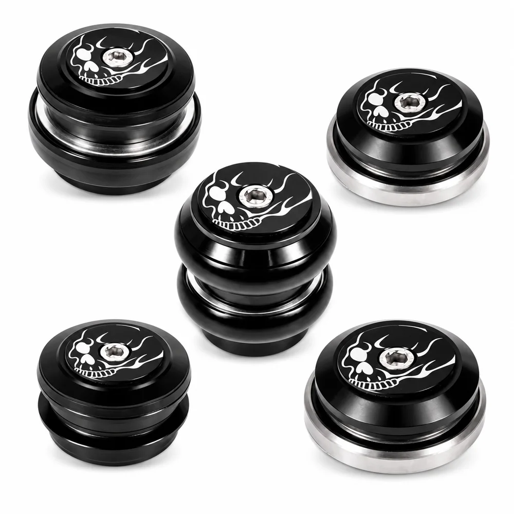 CNCLOL Fahrrad-Steuersatz mit gedichteten Lagern für MTB und Rennräder, 34mm 44mm 55mm 56mm, Aluminium-Fahrradzubehörteil
