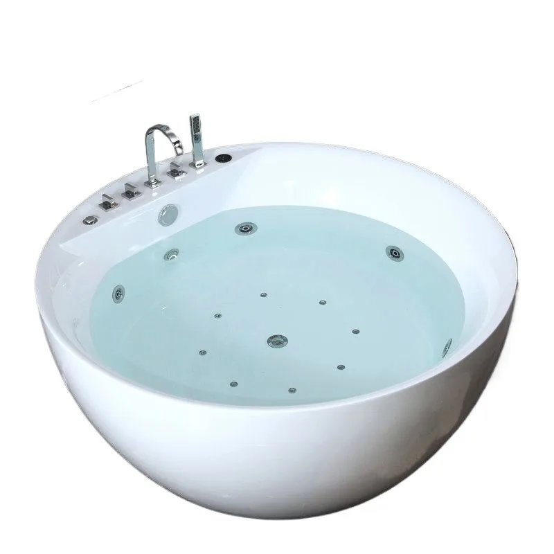 Home Freestanding Round Adult Surf Jacuzzi