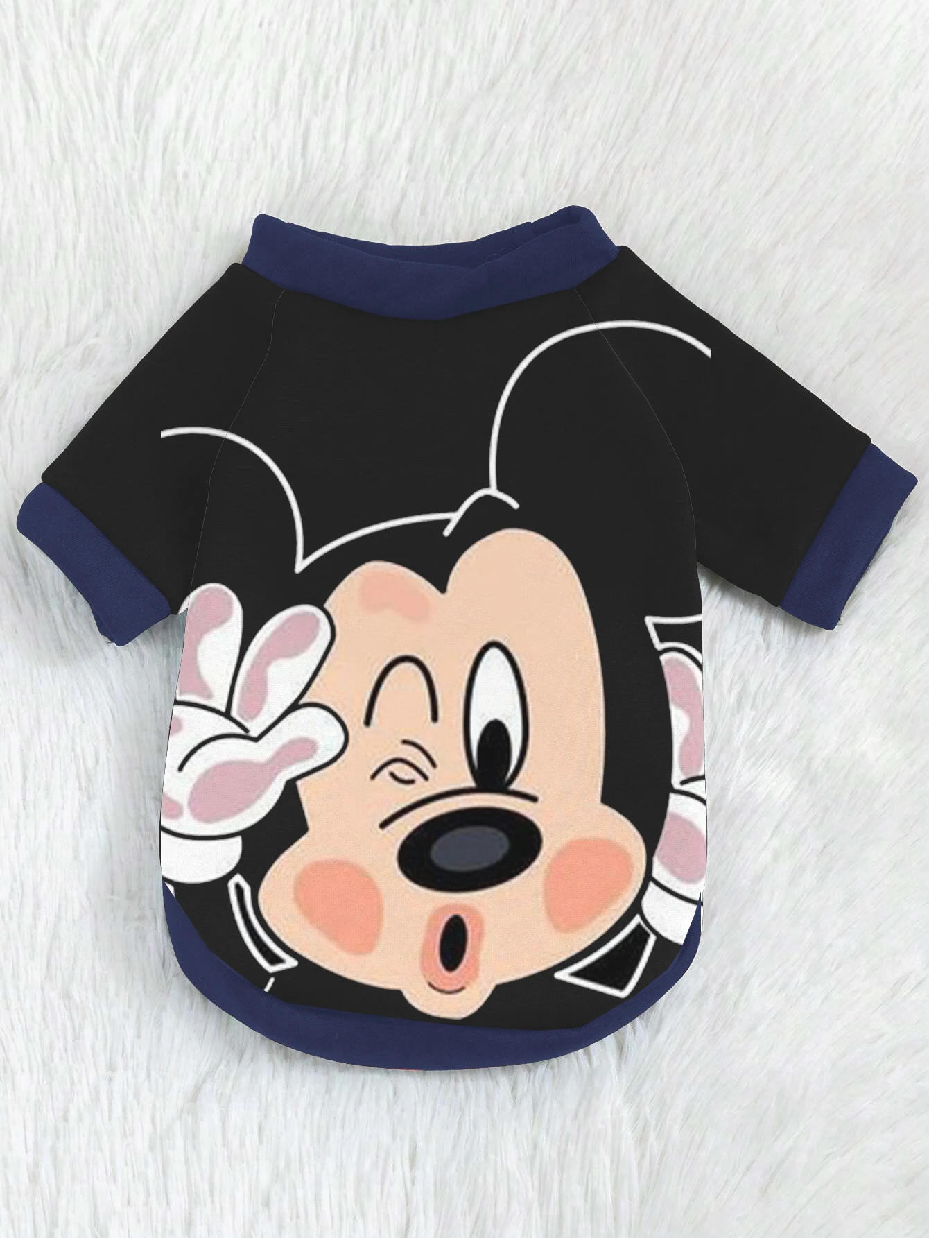 Pet products Thickened hoodie Disney Minnie Mickey Elements Dog fall hoodie thickened Chihuahua products Home garden dog clothin