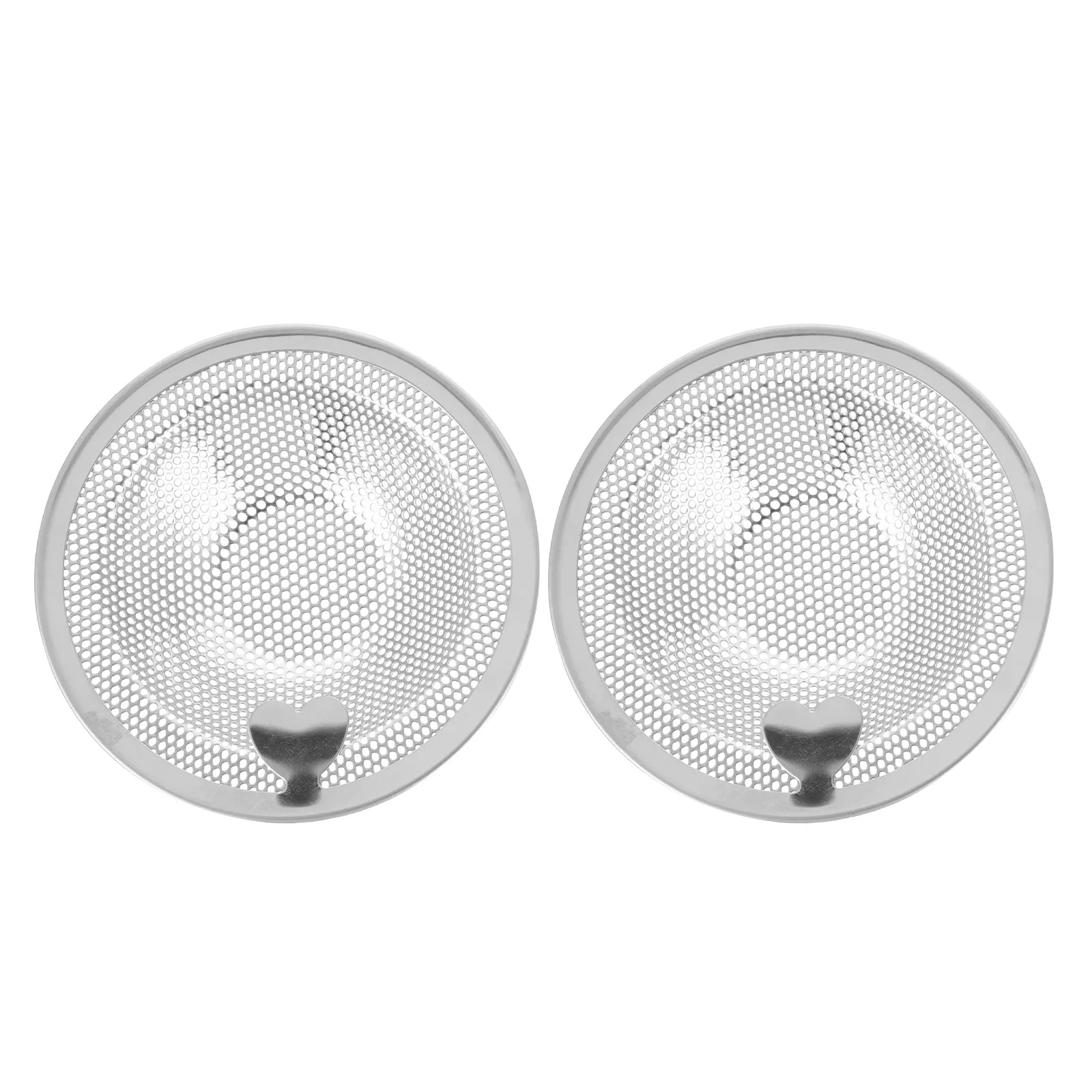 

2Pcs Stainless Steel Sink Strainer Basket Universal Filter for Kitchen Bathroom Drain Shower Floor Sewer Blockage Avoidance