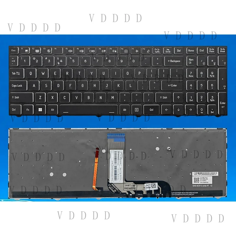 L... FOR AU Seven Colorful Star X15 Pro X17 Pro Max V370 cleov NL710 X370SN US keyboard