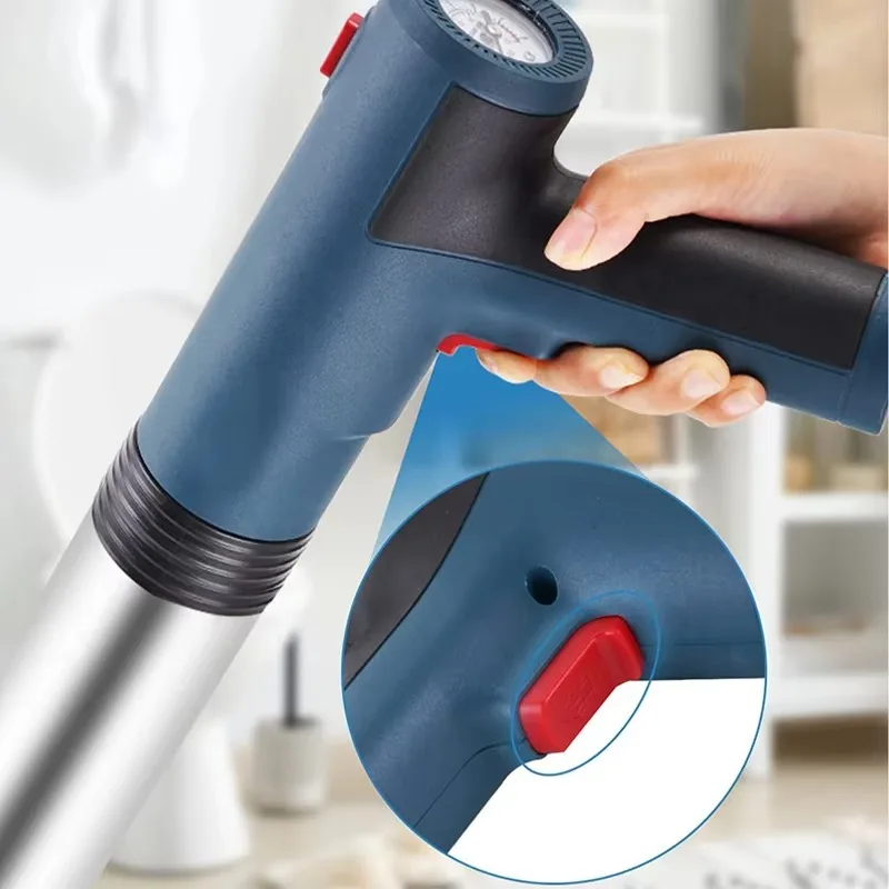 Desobstrucción de inodoro de aire, fregadero, tubería de alcantarillado, dragado, removedor de obstrucciones de drenaje de inodoro, Kit de chorro de drenaje de aire, émbolo de inodoro