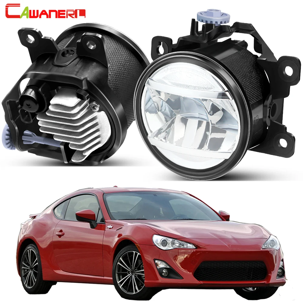 2 X High Bright LED Fog Light Assembly 30W H11 Upgrade Car External Fog Driving Lamp For Scion FR-S FRS 2013 2014 2015 2016