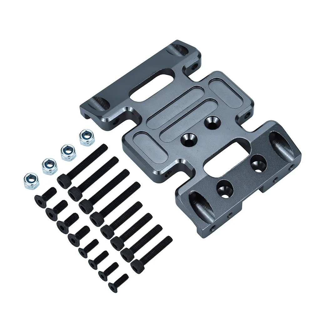 Metal Chassis Center Guard with Screw Replacement Accessories Suitable for Axial SCX10 1/10 RC Tracked Cars