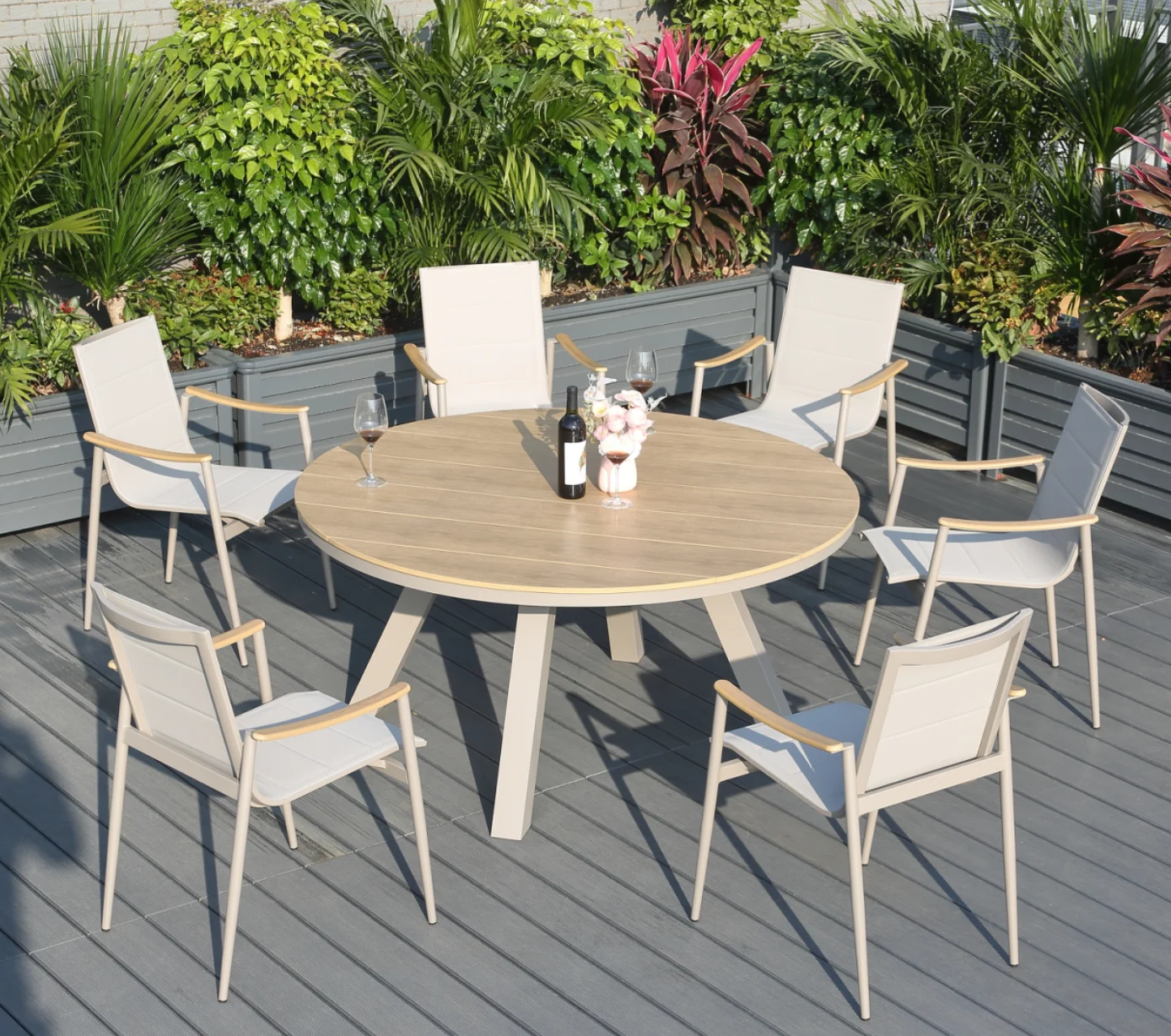 Wytrzymały aluminiowy zestaw m – Outdoor Furniture Factory recenzja i cena
