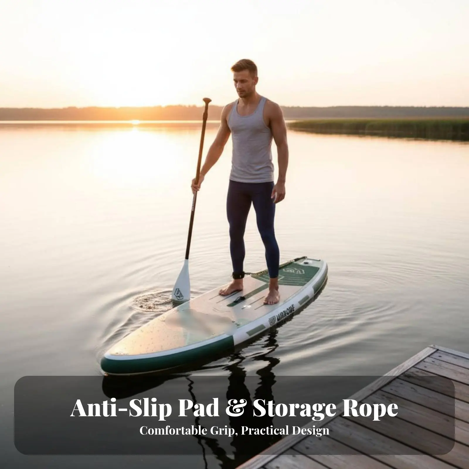 

Надувная доска для сапсерфинга (SUP-борд) с комплектом аксессуаров для полного набора