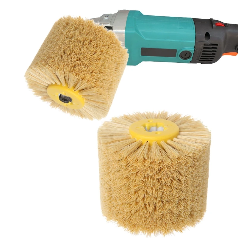 Spazzola tonda per sbavatura in filo sisal per lucidatura della testa per lucidatura Woodw Drop Shipping