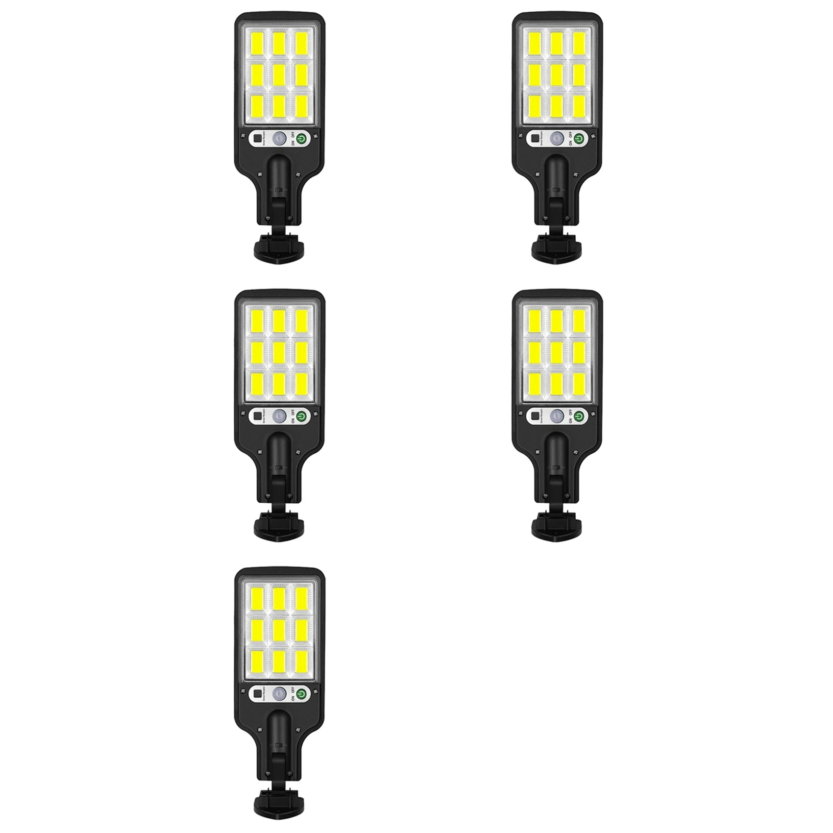 5X Solar Street Lamp Human Body Infrared Light Control Induction Lamp Waterproof Grade IP65