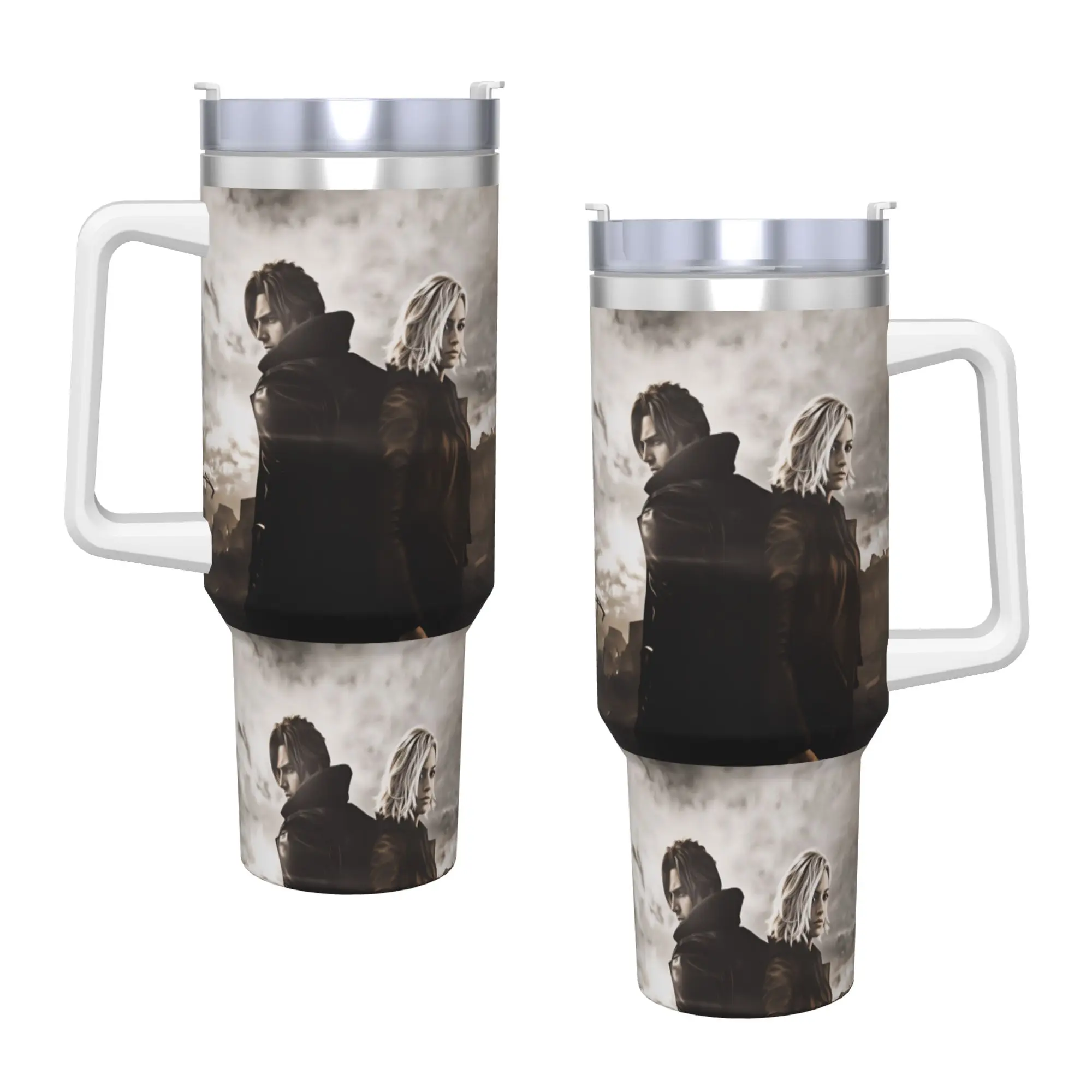 Residents Evils Tumbler  Cold Drink Water Bottle Keep Heat Stainless Steel Coffee Mug Graphic Travelist Car Mugs