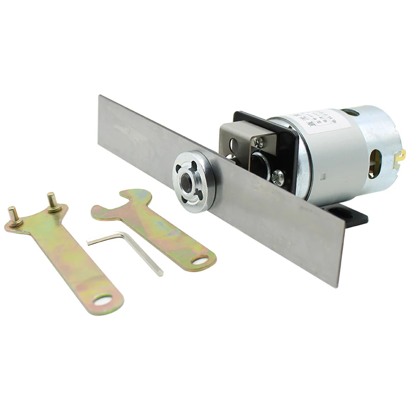 DIY Lawn Mower Set DC 12V 24V High Torque 775 Motor Manganese Steel Blade Garden Mowing Tools Mini Grass Cutting Machine Tool