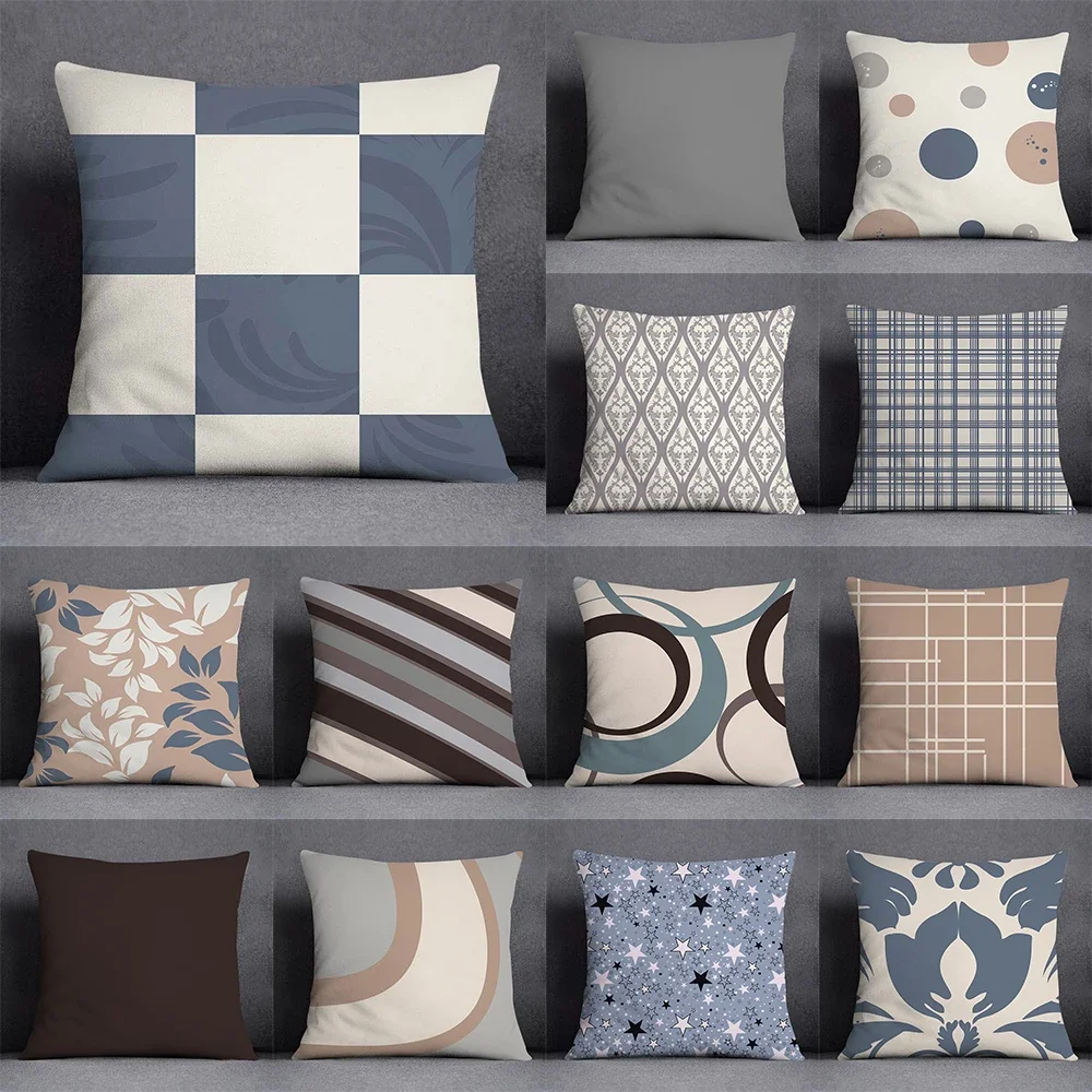 Nordic geometric printed pattern square cushion cover for home living room sofa decoration throw pillow pillowcase 45 * 45cm