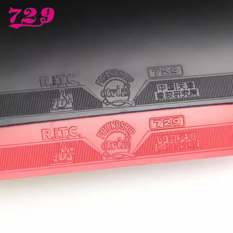 Friendship 729 CROSS Series Table Tennis Rubber sticky Pips-in Ping Pong Rubber with Sponge  ITTF Approved