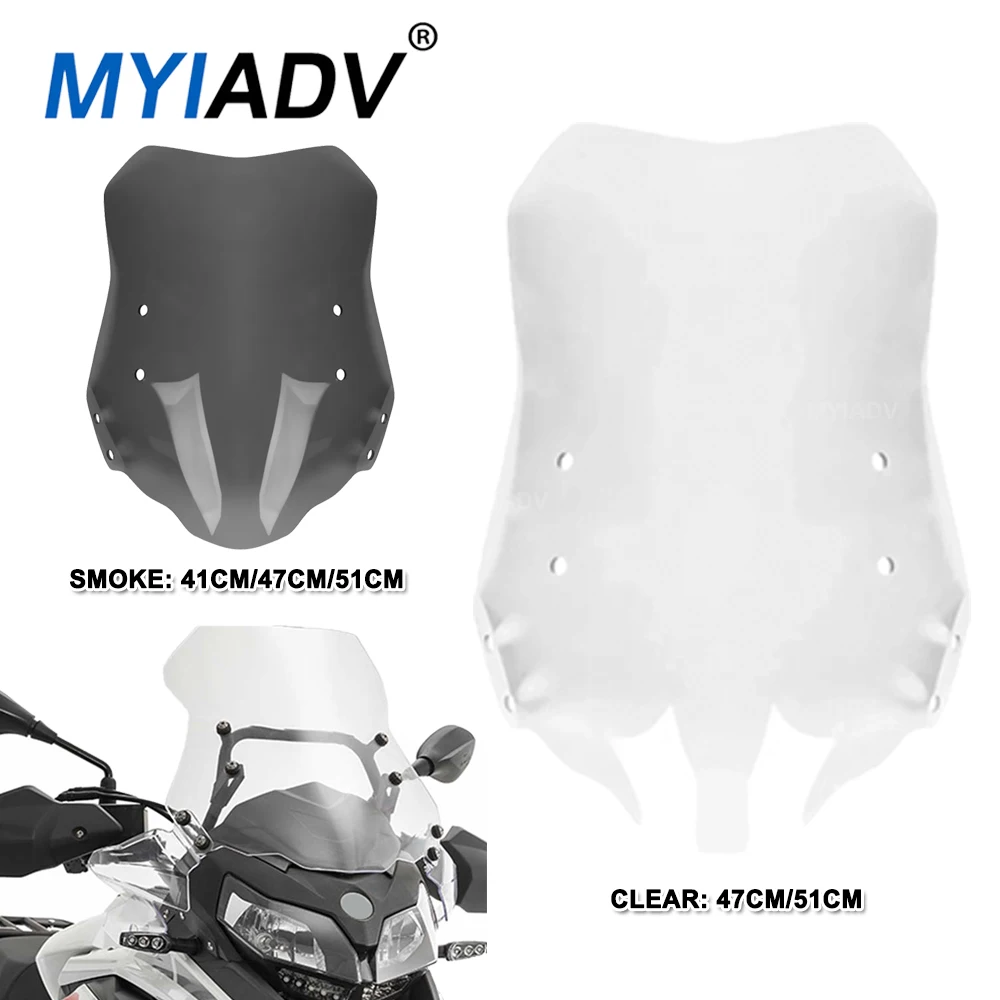 

41CM 47CM 51CM Motorcycle Windscreen Wind Deflector Shield Protector For Benelli Trk502X Trk502 TRK502 502X Front Windscreen