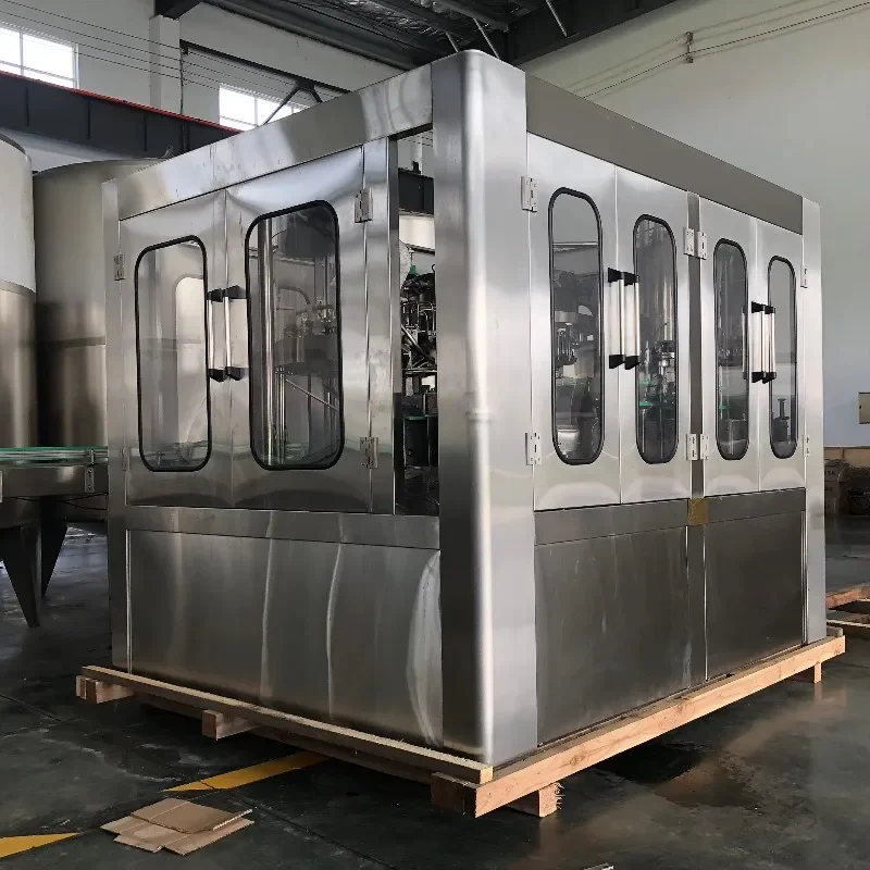 Automatic Bottle Screw Capping Machine With Vibratory Cap Feeder For Cosmetic Detergent Plastic Glass Bottle